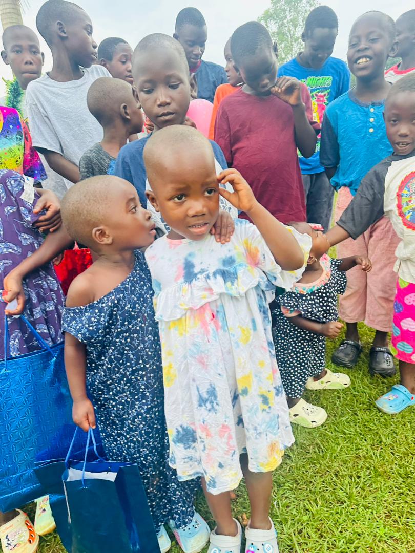 Happy children at Ark of Hope Child Foundation in Uganda